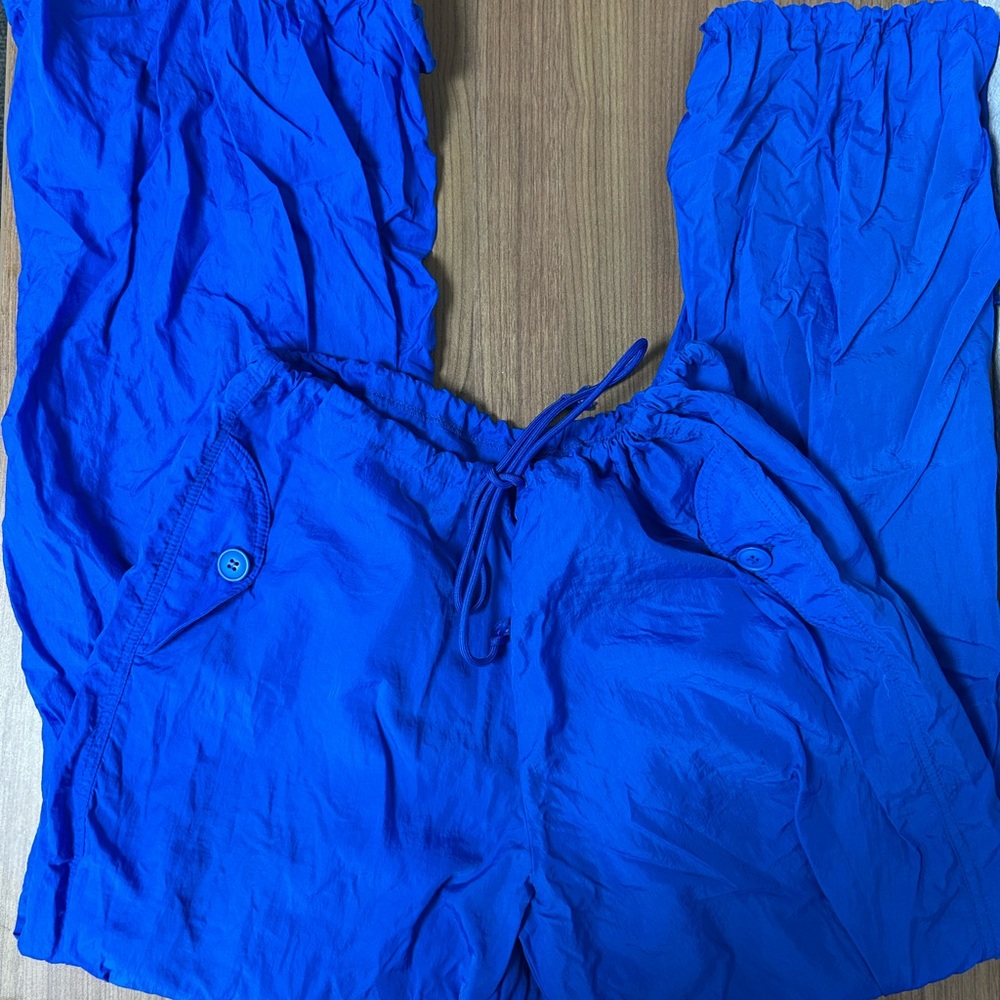 Blue Drawstring Pants